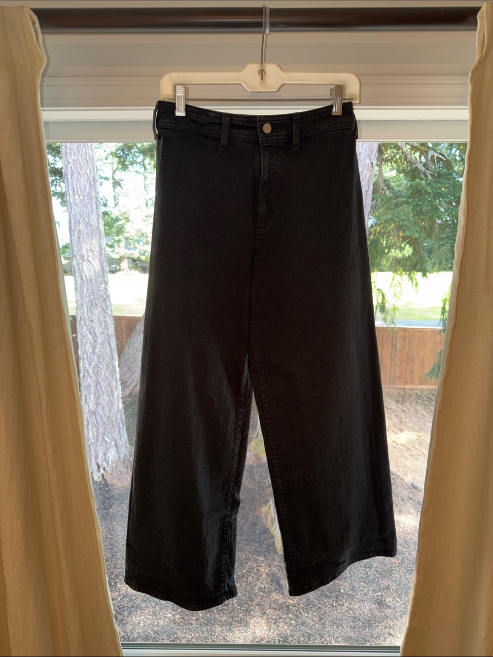 Universal Thread Black High-Rise Wide Leg Jeans